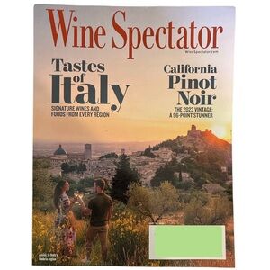 Wine Spectator Magazine September 30 2025 Tastes Of Italy California Pinot Noir